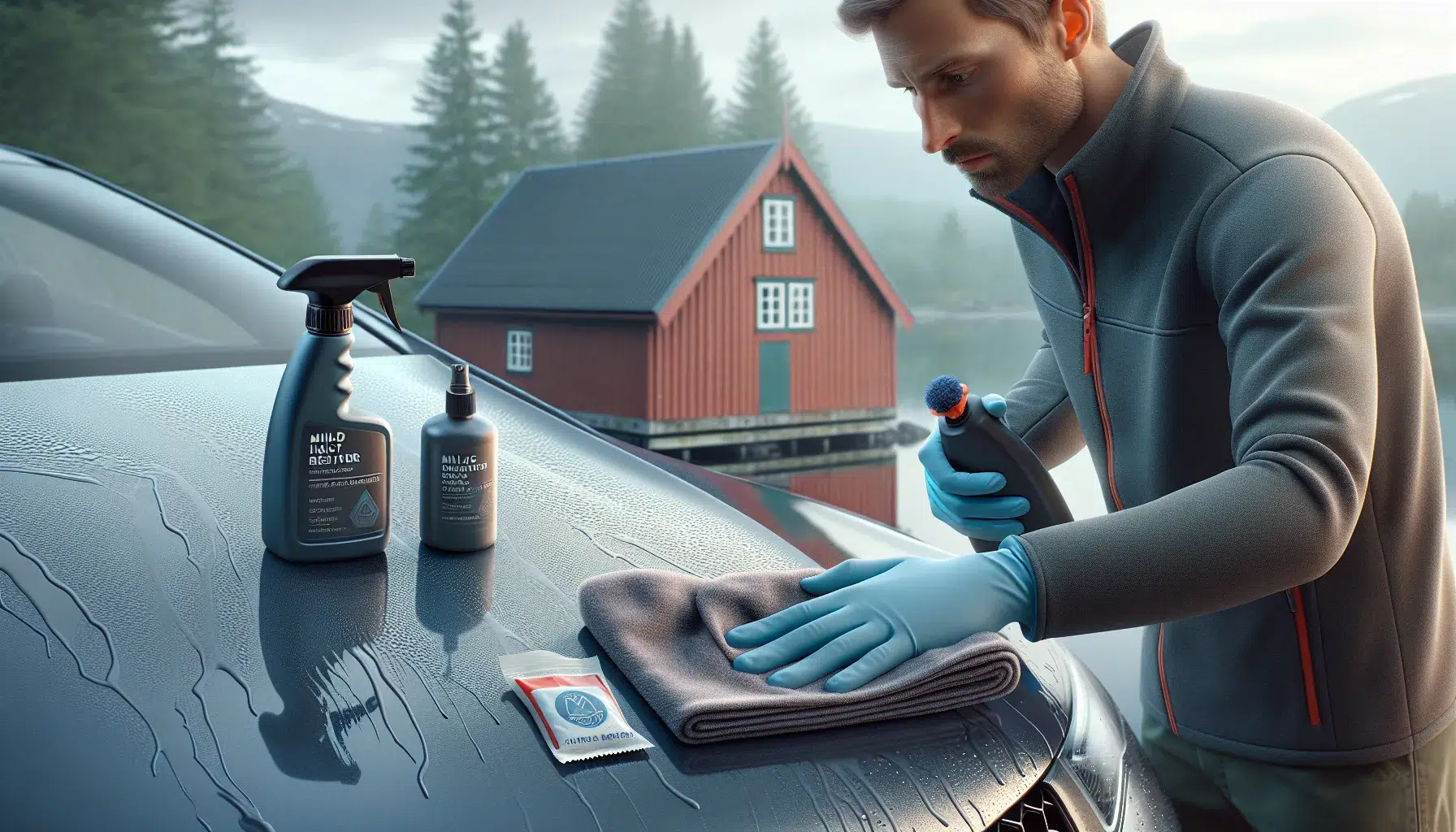 Hvordan fjerne fugleskitt uten &aring; skade lakken &ndash; illustrasjon 2