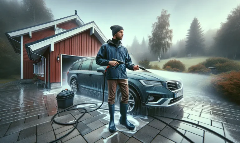 Hvordan bruke høytrykkspyler uten å skade lakken