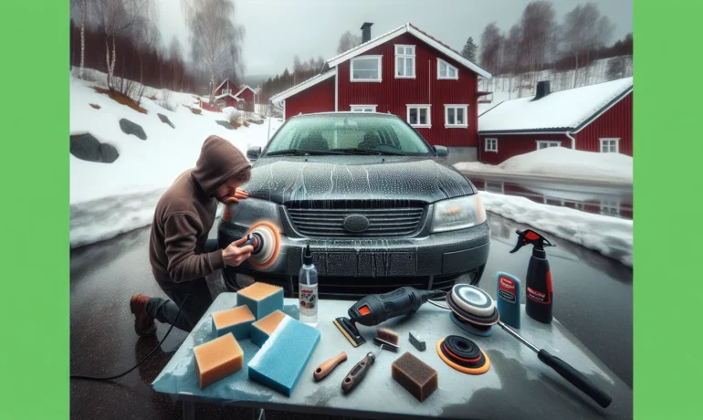 Hvordan rengjøre bilens lykter for bedre sikt