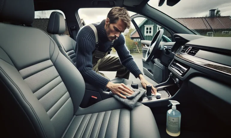 Hvordan rengjøre og vedlikeholde skinnseter i bilen