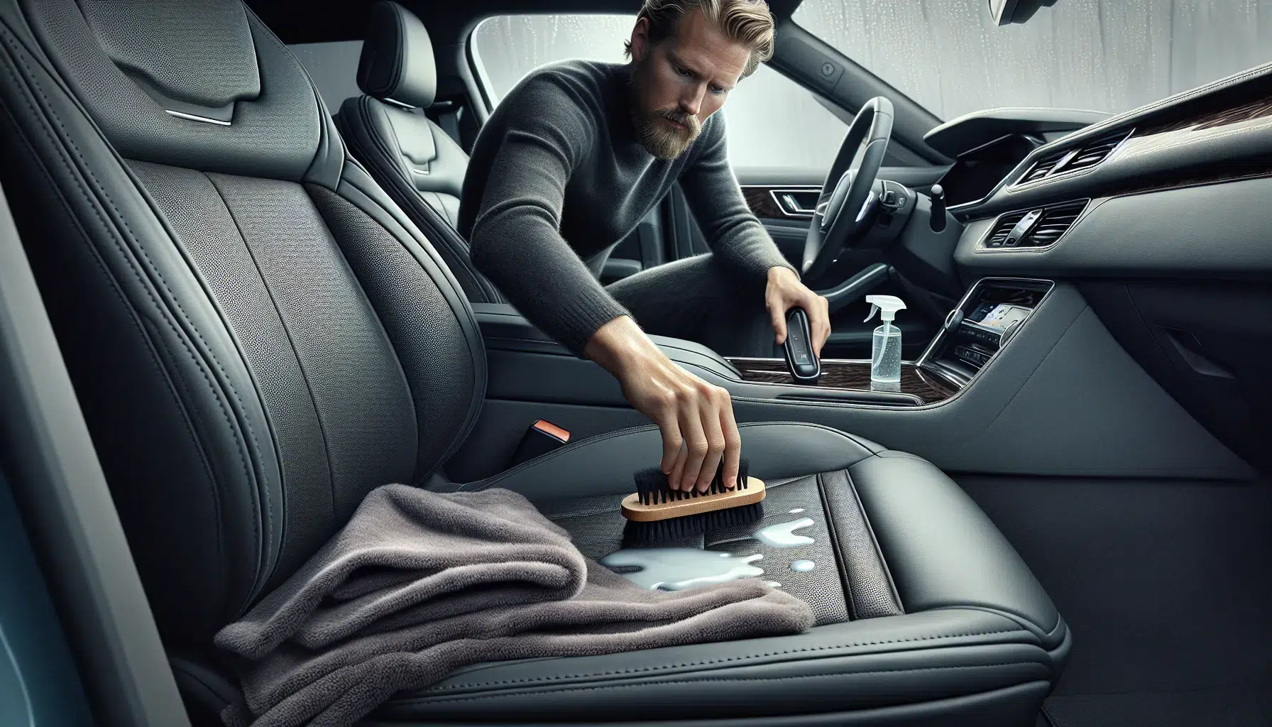 Hvordan rengj&oslash;re og vedlikeholde skinnseter i bilen &ndash; illustrasjon 2