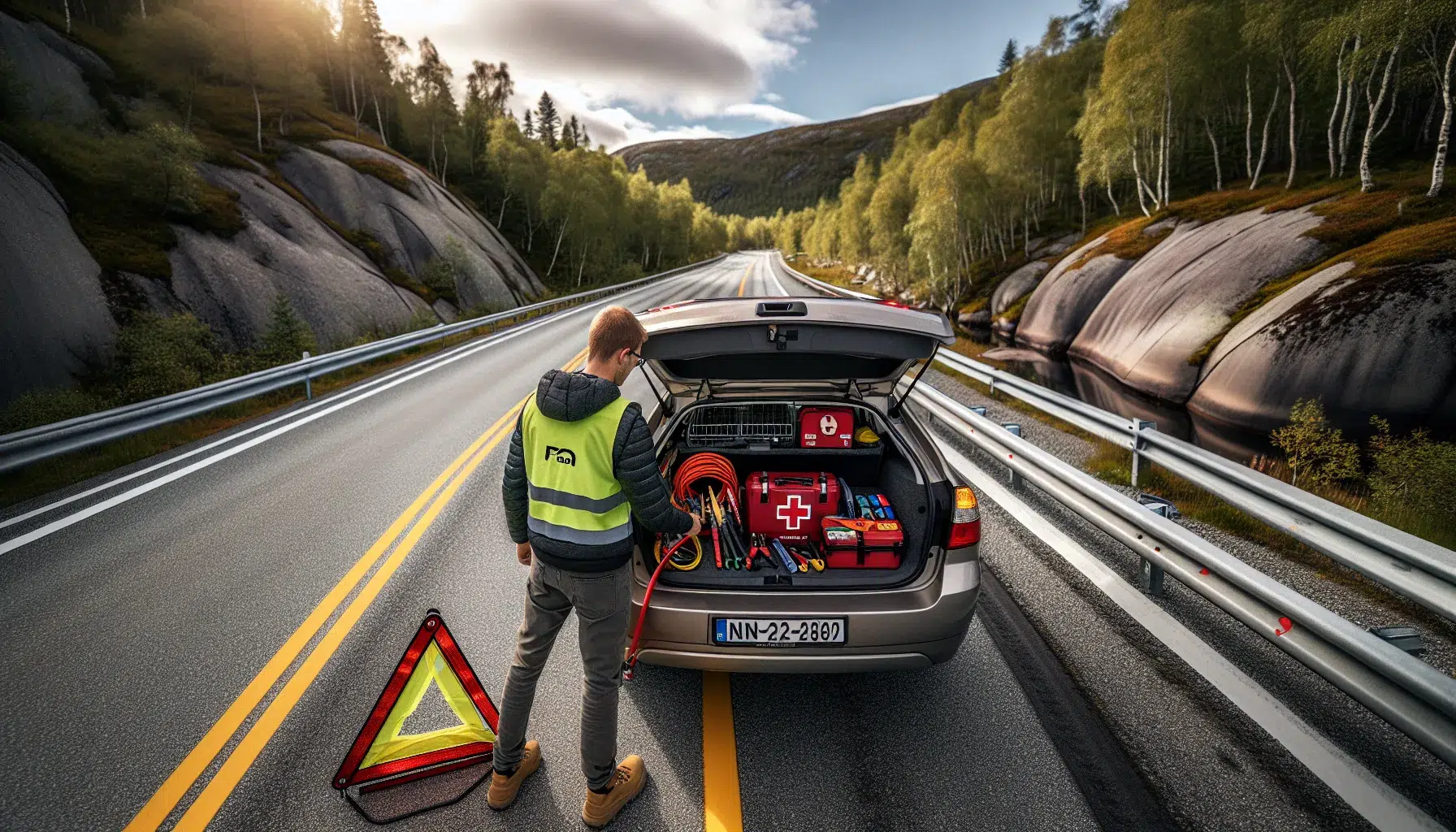 Hvordan klargj&oslash;re bilen for en lang biltur &ndash; illustrasjon 2