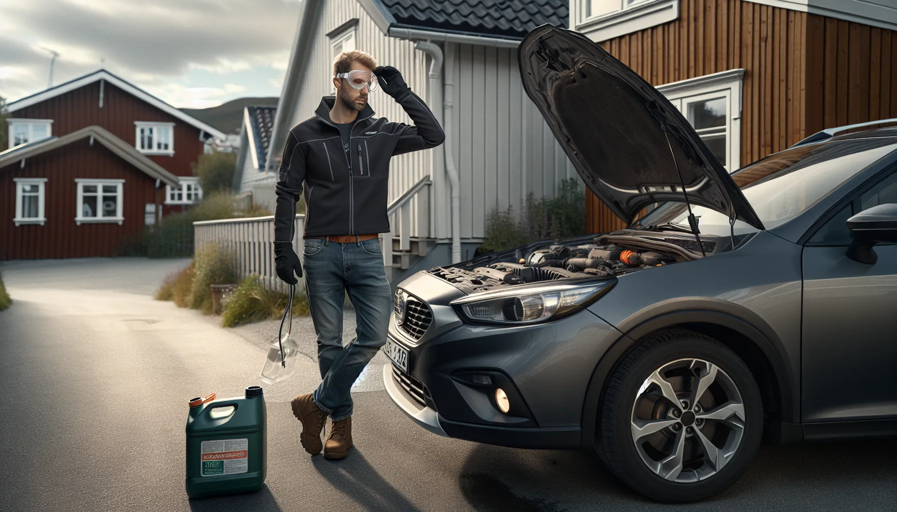 Slik sjekker og fyller du kj&oslash;lev&aelig;ske for &aring; unng&aring; overoppheting &ndash; illustrasjon 2