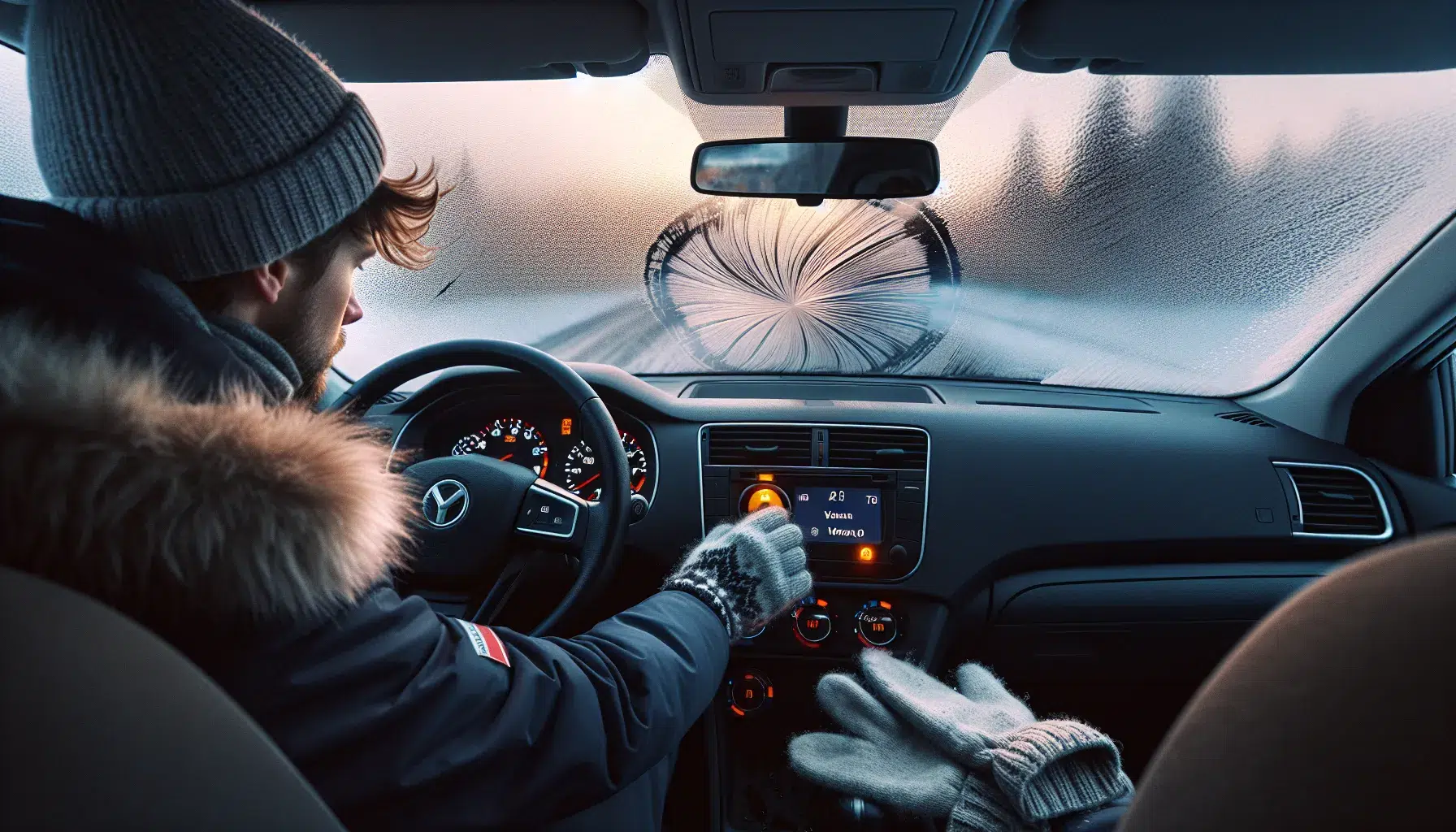 Hvordan unng&aring; dugg p&aring; bilrutene om vinteren &ndash; illustrasjon 1