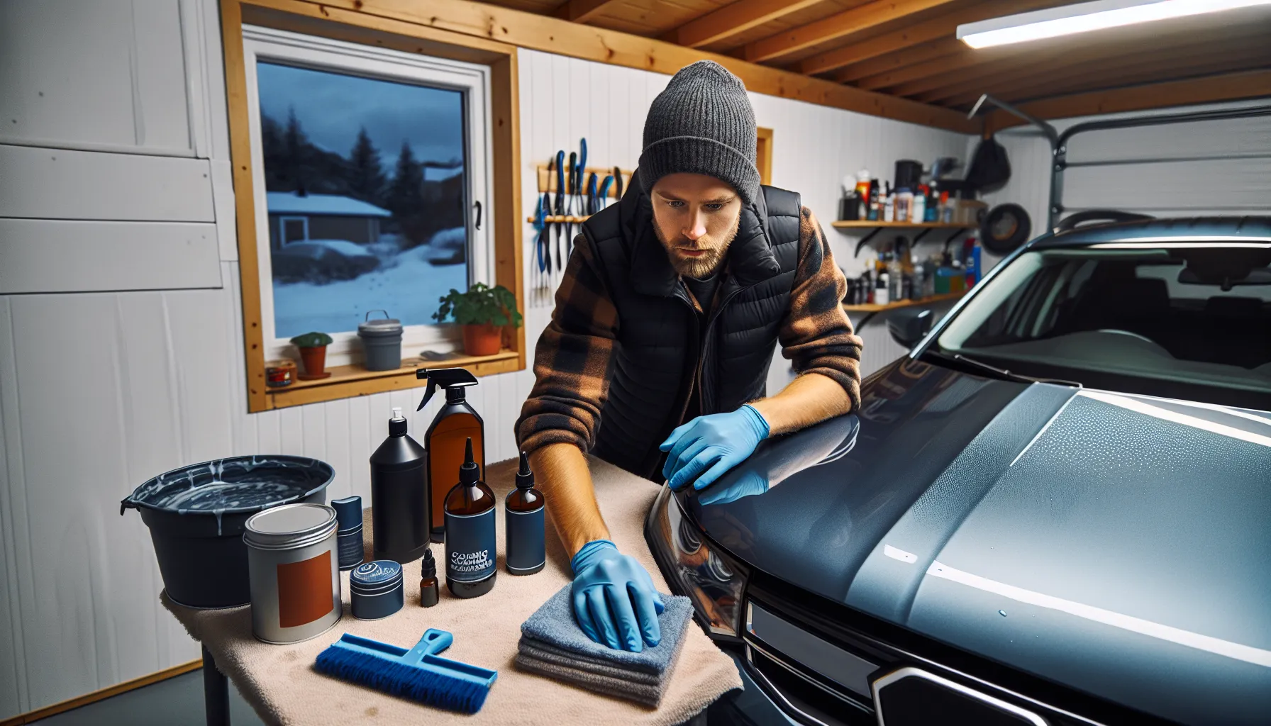 I Norge utsettes lakken for salt, regn og store temperatursvingninger – illustrasjon